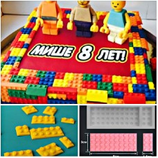 Силиконовый молд "Конструктор Лего 2"