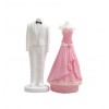 Силиконовый молд 3D "Платье невесты"